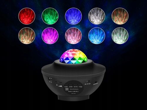 LAMPKA NOCNA KOSMOS PROJEKTOR GWIAZD RZUTNIK GWIAZD NIEBA DLA DZIECI PILOT na Arena.pl