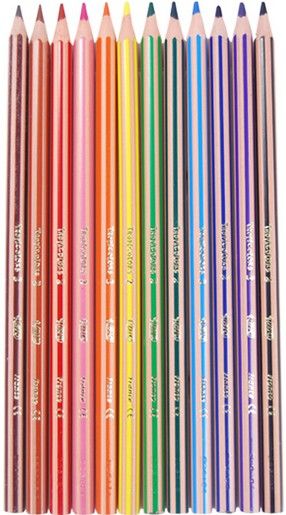 Kredki Bic Evolution Stripes 12 Kol 9102 zdjęcie 3