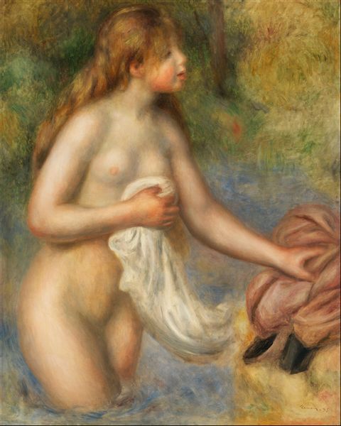 Bather, Pierre-Auguste Renoir - plakat 21x29,7 cm zdjęcie 1