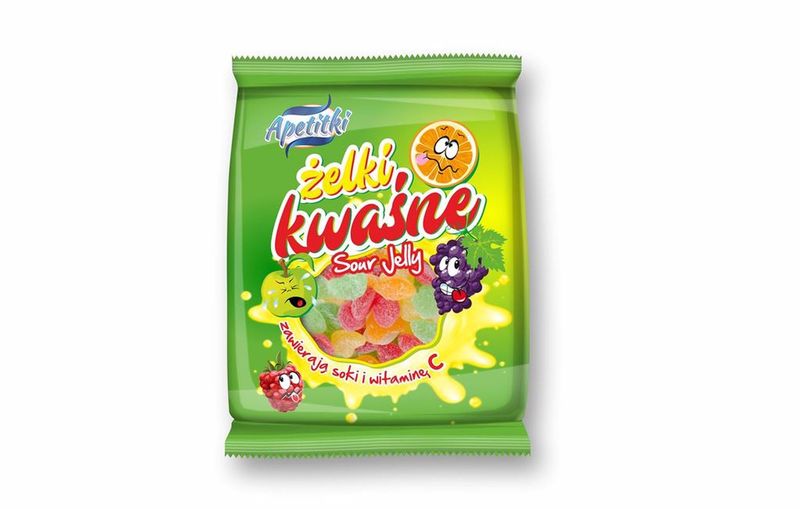 Apetitki Żelki kwaśne 80 g zdjęcie 1