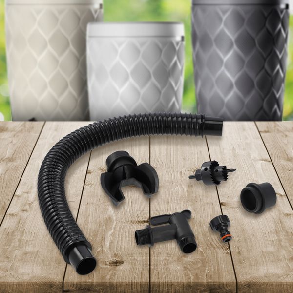 Zbiornik Na Deszczówkę Wodę 240L Donica Kran Duża zdjęcie 10