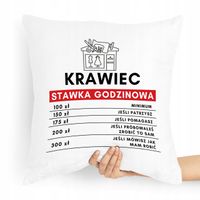 Poduszka Dla Krawcowej Krawca Stawka Godzinowa Z Nadrukiem Ze Zdjęciem