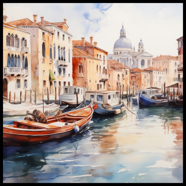 Plakat 90x90cm Wenecka Impresja zdjęcie 2