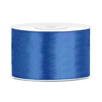 wstążka satynowa 38mm x 25 m niebieski