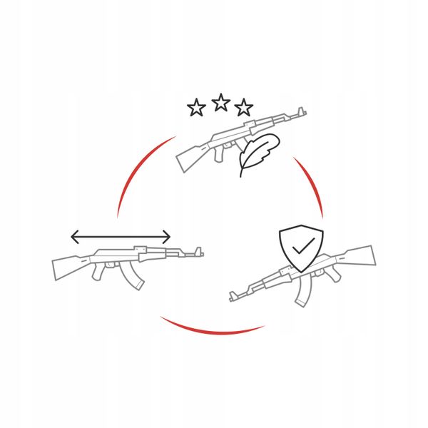 KARABIN NA KULKI REPLIKA 6mm ASG LASER PISTOLET zdjęcie 7