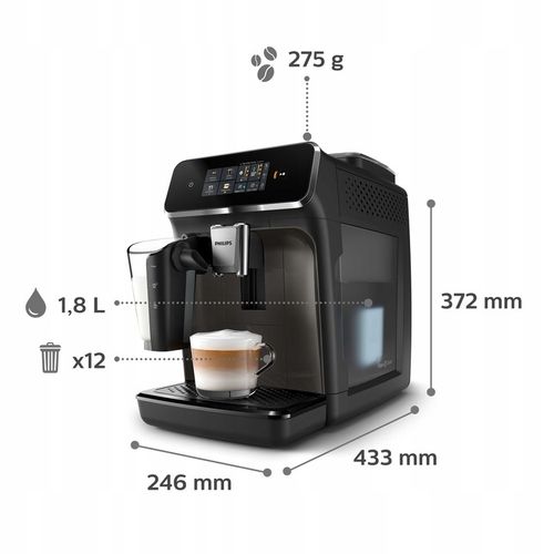 Ekspres ciśnieniowy Philips LatteGo EP2334/10 1500W na Arena.pl