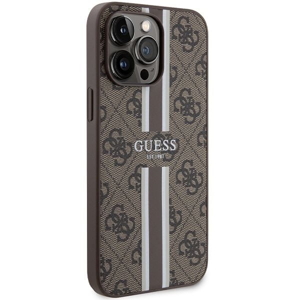 Etui Guess do iPhone 15 Pro Max, Brązowy, MagSafe zdjęcie 4