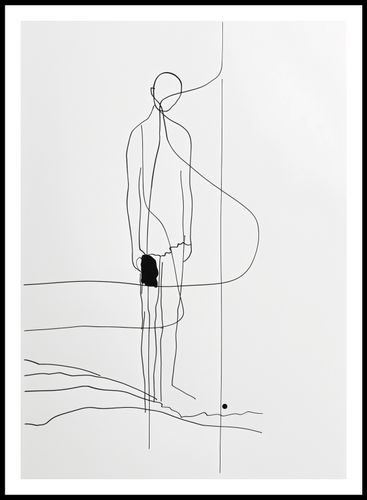 Plakat 64x90cm Samotna Wędrówka na Arena.pl