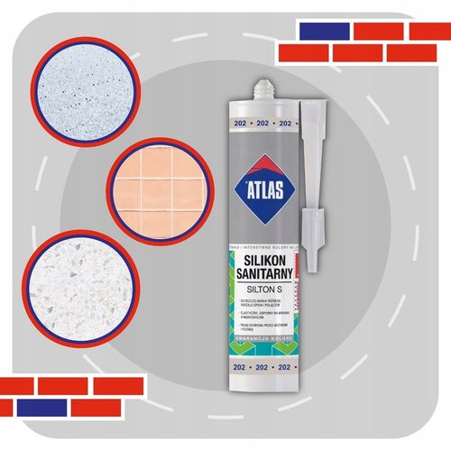 ATLAS SILIKON SILTON S 280ml - 202 POPIELATY na Arena.pl