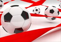 Fototapeta 3D dla dzieci piłka nożna 350x245 FLI