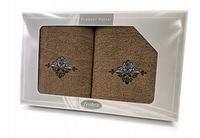 Komplet 2 ręczników Gift 50 70 Greno beżowy w3