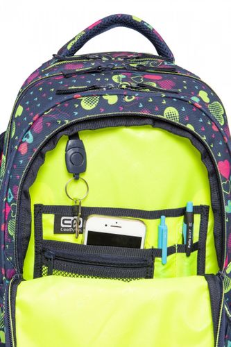 Plecak CoolPack FACTOR w zielone serca, LIME HEARTS (B02010) na Arena.pl