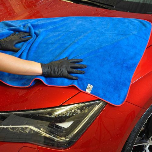 ZESTAW DO MYCIA AUTA rękawica z mikrofibry + ręcznik do osuszania lakieru na Arena.pl