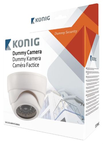 König dummy indoor dome camera IR flashing LED na Arena.pl