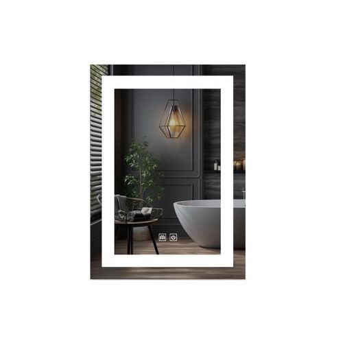 IREDA Lustro łazienkowe z oświetleniem LED, 80 x 60 cm na Arena.pl