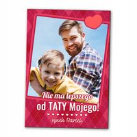 Magnes ze zdjęciem na DZIEŃ OJCA PREZENT dla TATY