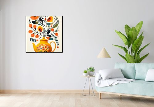 Plakat 80x80cm Bujna Herbata na Arena.pl