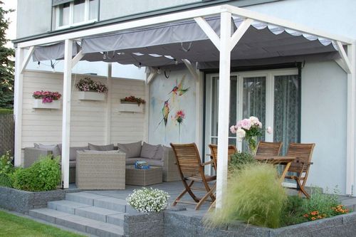 ROLETA RZYMSKA PRZECIWSŁONECZNA WODOSZCZELNA ZWIJANA NA DACH SZARA 2,5X3 na Arena.pl