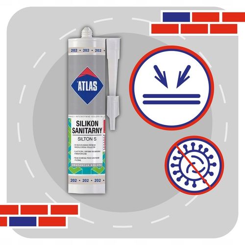 ATLAS SILIKON SILTON S 280ml - 202 POPIELATY na Arena.pl