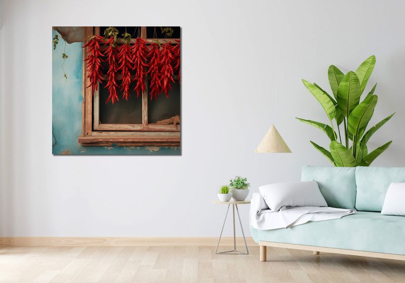Obraz 100x100cm Szczypta Chilli zdjęcie 2