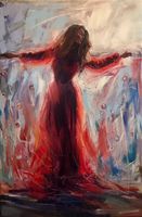 Obraz olejny "Krótka Chwila"