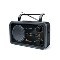 Muse | 2-zakresowe radio przenośne | M-06DS | AUX in | Szary