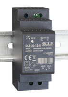DL3-30-12 – Zasilacz impulsowy DIN 12V 36W 3A, montaż na szynę DIN