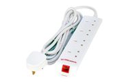 MicroConnect 4 gang UK Surge Protected