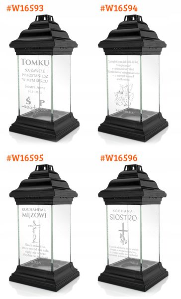 Znicz lampion dla DZIADKA kapliczka z GRAWEREM zdjęcie 6