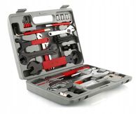 ZESTAW NARZĘDZIA KLUCZE DO ROWERU 44SZT WALIZKA NASADKI IMBUSY ŁYŻKI