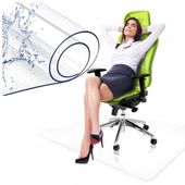 Podkładka mata ochronna pod krzesło fotel biurko transparentna 100x120cm