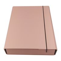 teczka BOX 5 cm z gumką różowa