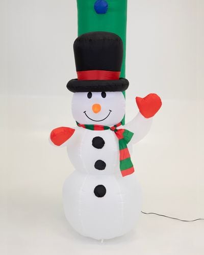 łuk świąteczny pompowany led mikołaj bałwan na Arena.pl