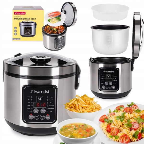 MULTICOOKER ELEKTRYCZNY GARNEKGARNEK SZYBKOWAR PAROWAR 13 PROGRAMÓW zdjęcie 15