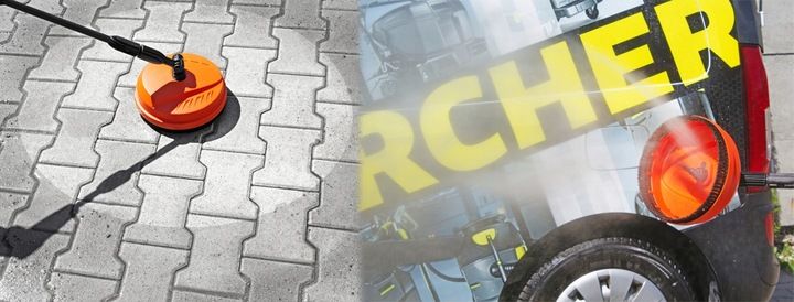 Szczotka T-racer do mycia kostki tarasu plandek akcesoria do myjki Lehmann zdjęcie 8