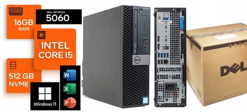 KOMPUTER DELL 5060 I5 8GEN 16GB 512SSD M.2 W11PRO WIFI na Arena.pl