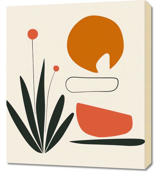 Obraz 60x70cm Abstrakcyjny Zen zdjęcie 1