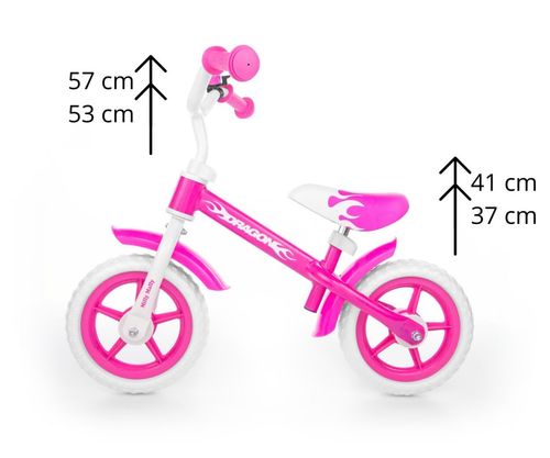 Rowerek Biegowy Dragon Pink na Arena.pl