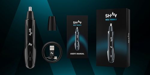 Shav 2 Trymer do Nosa i Uszu Strzyżenie i Golenie Włosów | Idealny Prezent na Arena.pl