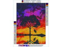 HUŚTAWKA NA DRZEWIE   MALOWANIE DIAMENTAMI