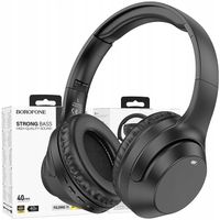 Słuchawki bezprzewodowe nauszne nagłowne Bluetooth 5.3 40h 200h Typ C USB-C