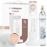 SATURATOR WODY GAZOWANEJ WESSPER SODA MAKER CYLINDER CO 2 BUTELKA NA WODĘ