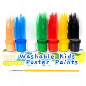 Farby plakatowe zestaw dla dzieci 7 kolorów x 20ml