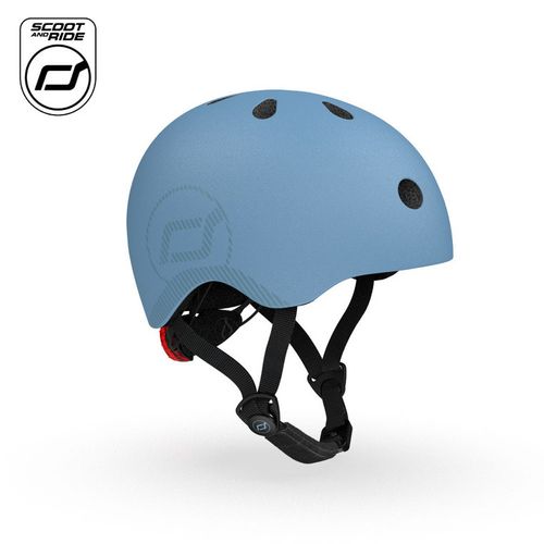 Kask dla dzieci Scootandride M-L dla nastolatków Steel 55-59 cm na Arena.pl