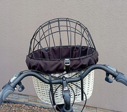 Koszyk wiklinowy na Rower z wkładem i poduszką Transporter dla PSA do 10kg na Arena.pl