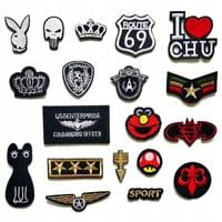 APLIKACJA TERMO naprasowanki naszywki aplikacje ZESTAW 20 naszywek