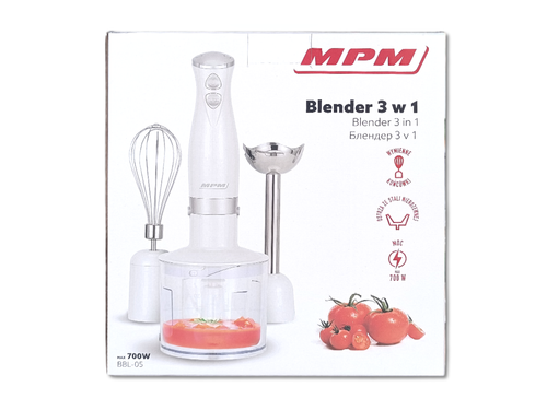 Blender ręczny 3w1 - MPM 700W - Biały na Arena.pl