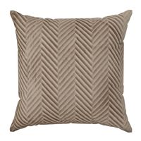 Poszewka pikowana SOFIA 45x45 brązowa