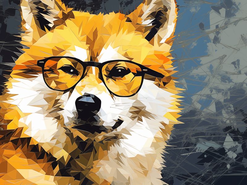 Plakat 40x30cm Intelektualny Psiak zdjęcie 1