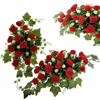 SZTUCZNE KWIATY STROIKI NA CMENTARZ RÓŻE KOMPOZYCJA DONICA KOMPLET POMNIK